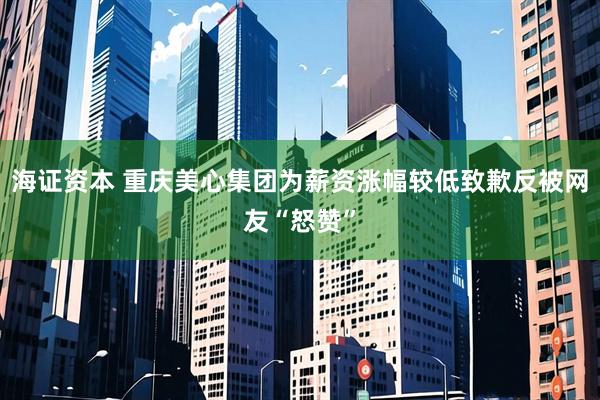 海证资本 重庆美心集团为薪资涨幅较低致歉反被网友“怒赞”