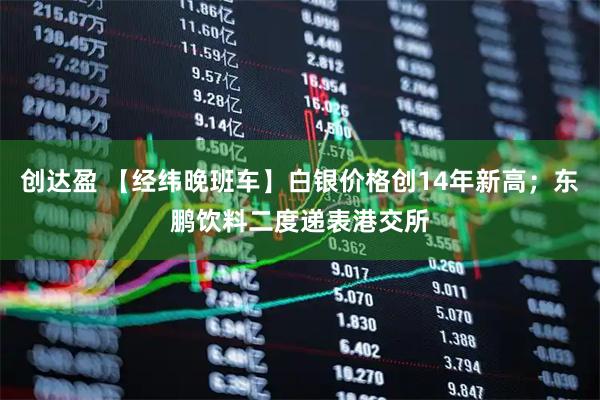 创达盈 【经纬晚班车】白银价格创14年新高；东鹏饮料二度递表港交所